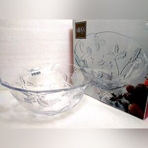 Mikasa “Season’s Holly” Large 11” Serving Bowl - NEW - OPEN BOX